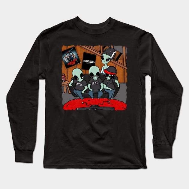 The Horror Basement Podcast Long Sleeve T-Shirt by TheHorrorBasementPodcast